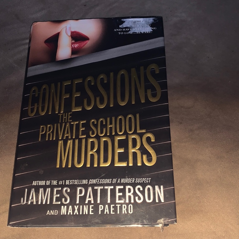 Adult book Confessions The Private School Murders